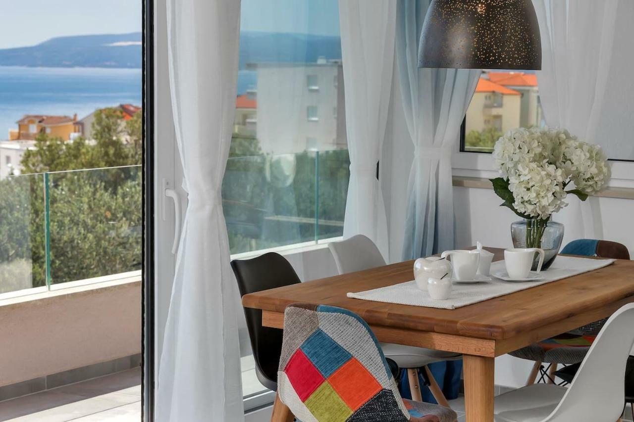Charming Apartment Tissa With Sea View Makarska Exterior foto